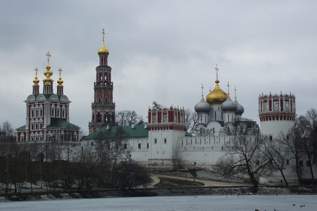 Moscú desde el río & Convento de Novodevichy