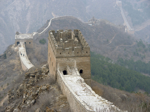 simatai en la Muralla China