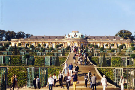 El simple y hermoso Palacio Sanssouci, en Berlin